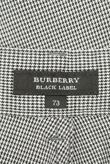 BURBERRY BLACK LABEL（バーバリーブラックレーベル）の古着「千鳥柄ストレートパンツ（パンツ）」大画像６へ