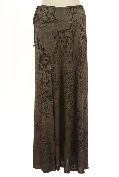 ITALIYA（伊太利屋）の古着「野性的なシャイニーロングスカート（ロングスカート・マキシスカート）」大画像２へ
