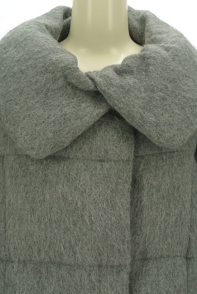 BLACK BY MOUSSY（ブラックバイマウジー）の古着「大きな衿のふんわりミドル丈ダウンコート（ダウンジャケット・ダウンコート）」大画像４へ