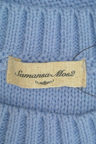 SM2（サマンサモスモス）の古着「斜めケーブルデザインセーター（セーター）」大画像６へ