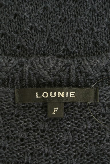 LOUNIE（ルーニィ）の古着「リネンレースニットセットアップ（セットアップ（ジャケット＋スカート））」大画像６へ