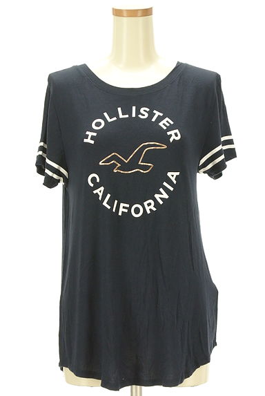 Hollister Co.（ホリスター）の古着「ロング丈ラウンドヘムプリントTシャツ（Ｔシャツ）」大画像１へ