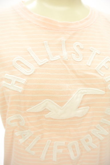 Hollister Co.（ホリスター）の古着「ロゴ＆マークワッペンボーダーTシャツ（Ｔシャツ）」大画像４へ