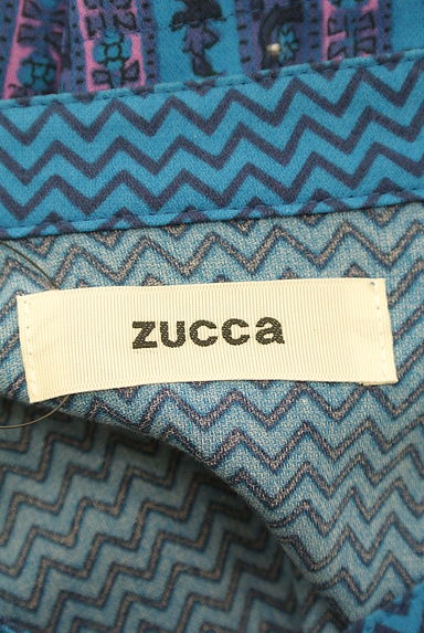 ZUCCa（ズッカ）の古着「フロントリボンエスニック柄カットソー（カットソー・プルオーバー）」大画像６へ