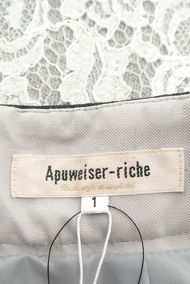 Apuweiser riche（アプワイザーリッシェ）の古着「総レースパイピングミディ丈スカート（スカート）」大画像６へ