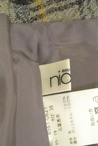 NICOLE（ニコル）の古着「揺れるチェック柄ロングスカート（ロングスカート・マキシスカート）」大画像６へ