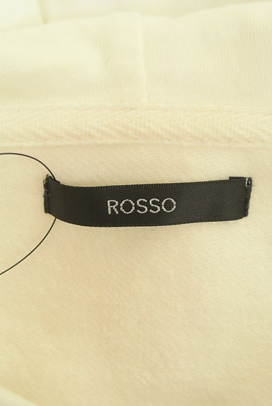 ROSSO（ロッソ）の古着「ゴールドファスナーショートパーカー（スウェット・パーカー）」大画像６へ