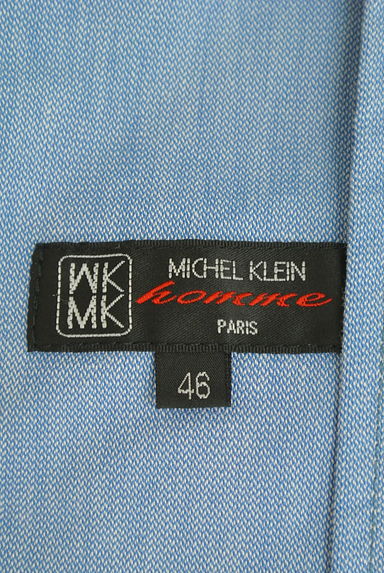 MK MICHEL KLEIN（エムケーミッシェルクラン）の古着「スタンドカラーダンガリーデニムブルゾン（ブルゾン・スタジャン）」大画像６へ