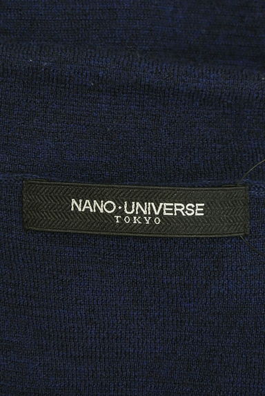 nano・universe（ナノユニバース）の古着「袖口ボーダーニットジャケット（ジャケット）」大画像６へ