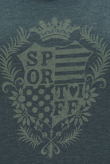 sportiff（スポーティフ）の古着「ブランドロゴ入りエンブレムプリントTシャツ（Ｔシャツ）」大画像４へ