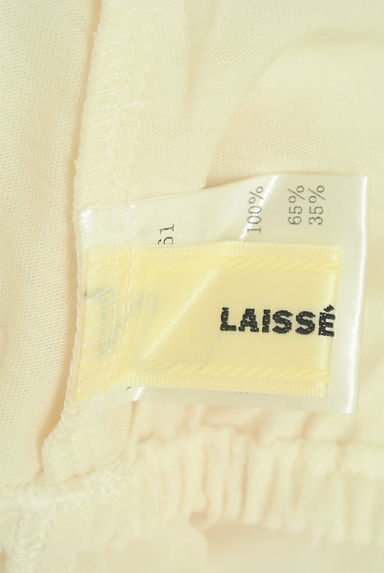 LAISSE PASSE（レッセパッセ）の古着「チューリップ袖シフォンペプラムカットソー（カットソー・プルオーバー）」大画像６へ