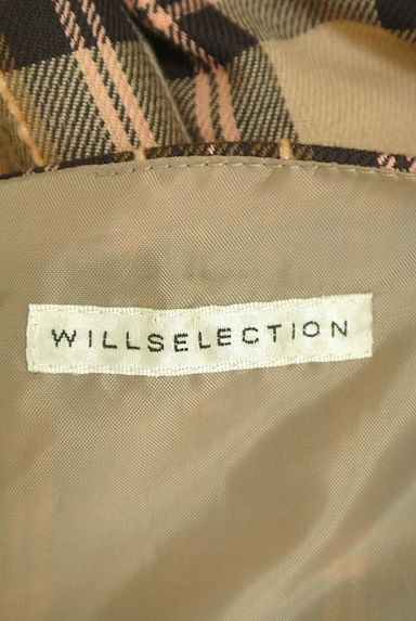 WILLSELECTION（ウィルセレクション）の古着「カシュクール風チェック柄膝丈プリーツワンピ（ワンピース・チュニック）」大画像６へ