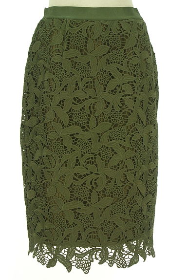 STRAWBERRY-FIELDS（ストロベリーフィールズ）の古着「膝丈総レースタイトスカート（スカート）」大画像１へ