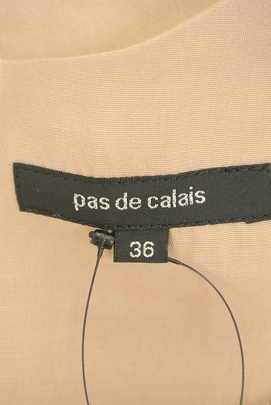 Pas de calais（パドカレ）の古着「ストライプ花刺繍切替カットソー（カットソー・プルオーバー）」大画像６へ