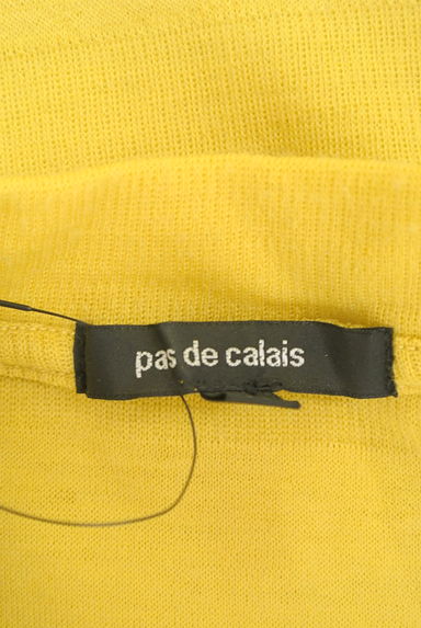 Pas de calais（パドカレ）の古着「クルーネックカラーニットトップス（ニット）」大画像６へ