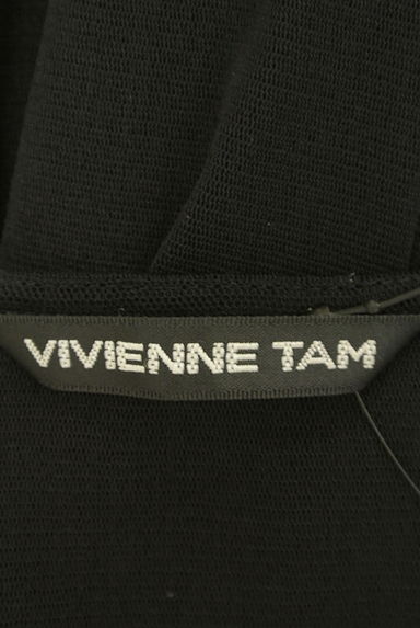 VIVIENNE TAM（ヴィヴィアンタム）の古着「ストレッチナイロン７分袖シアーボレロ（カーディガン・ボレロ）」大画像６へ