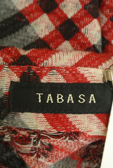 TABASA（タバサ）の古着「切替チェック柄ひざ丈ワンピース（ワンピース・チュニック）」大画像６へ