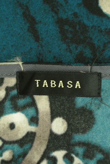 TABASA（タバサ）の古着「モダン総柄とろみひざ丈チュニック（カットソー・プルオーバー）」大画像６へ