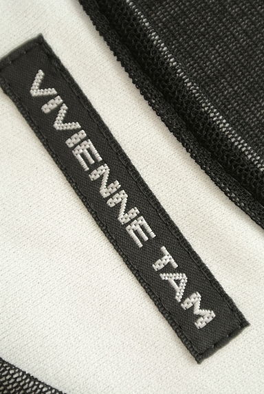 VIVIENNE TAM（ヴィヴィアンタム）の古着「チュール×ラメジャガード切替膝丈ワンピース（ワンピース・チュニック）」大画像６へ