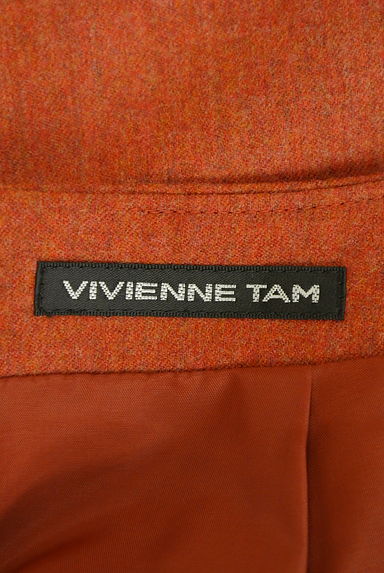 VIVIENNE TAM（ヴィヴィアンタム）の古着「膝下ウール刺繍タックスカート（スカート）」大画像６へ