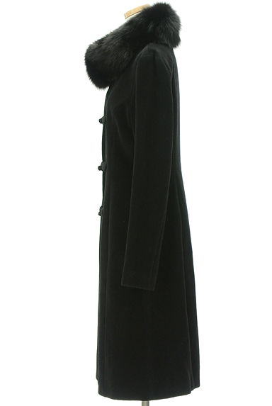 VIVIENNE TAM（ヴィヴィアンタム）の古着「チャイナボタンのファー襟ロングコート（コート）」大画像３へ