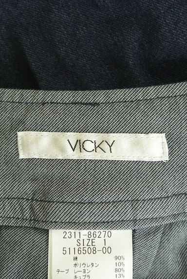VICKY（ビッキー）の古着「膝下丈サイドボタンタイトデニムスカート（ロングスカート・マキシスカート）」大画像６へ