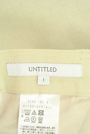 UNTITLED（アンタイトル）の古着「リネンライクセミワイドパンツ（パンツ）」大画像６へ