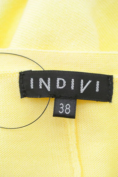 INDIVI（インディヴィ）の古着「ドロップショルダーサイドスリットカーディガン（カーディガン・ボレロ）」大画像６へ