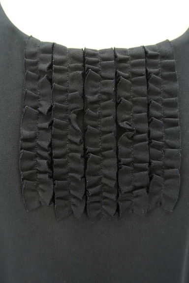Couture Brooch（クチュールブローチ）の古着「ウエスト切替フリル＆チェック柄膝下丈ワンピース（ワンピース・チュニック）」大画像４へ