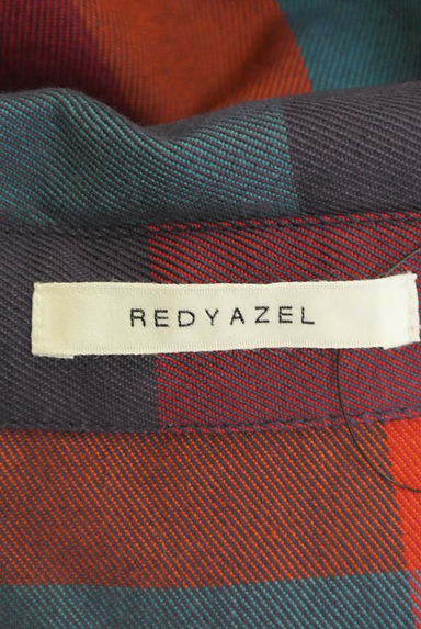 REDYAZEL（レディアゼル）の古着「スキッパーチェックロングシャツワンピ（ワンピース・チュニック）」大画像６へ