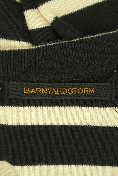 BARNYARDSTORM（バンヤードストーム）の古着「ラウンドヘムバックボタンボーダーニット（カットソー・プルオーバー）」大画像６へ