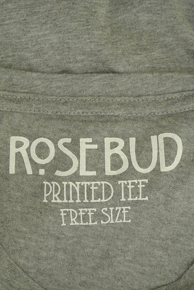ROSE BUD（ローズバッド）の古着「凹凸パイルロゴTシャツ（Ｔシャツ）」大画像６へ