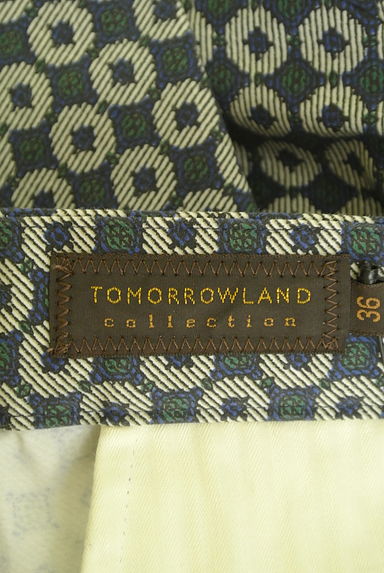 TOMORROWLAND（トゥモローランド）の古着「サークル模様ストレッチテーパードパンツ（パンツ）」大画像６へ