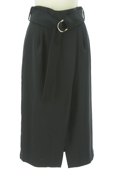 UNITED ARROWS（ユナイテッドアローズ）の古着「ベルト付き巻きスカート風ミモレ丈スカート（ロングスカート・マキシスカート）」大画像１へ