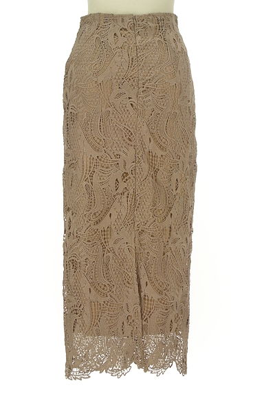 MERCURYDUO（マーキュリーデュオ）の古着「刺繍レーススリットロングタイトスカート（ロングスカート・マキシスカート）」大画像２へ