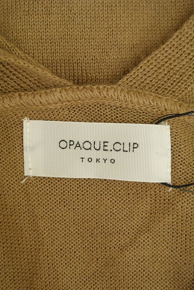 OPAQUE.CLIP（オペークドットクリップ）の古着「シンプルVネックドロップショルダーニット（ニット）」大画像６へ