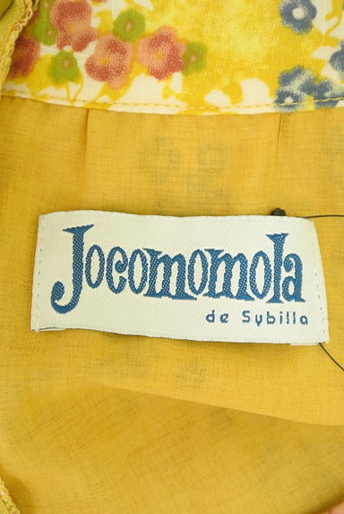 Jocomomola（ホコモモラ）の古着「七分袖小花柄膝下丈コットンワンピース（ワンピース・チュニック）」大画像６へ