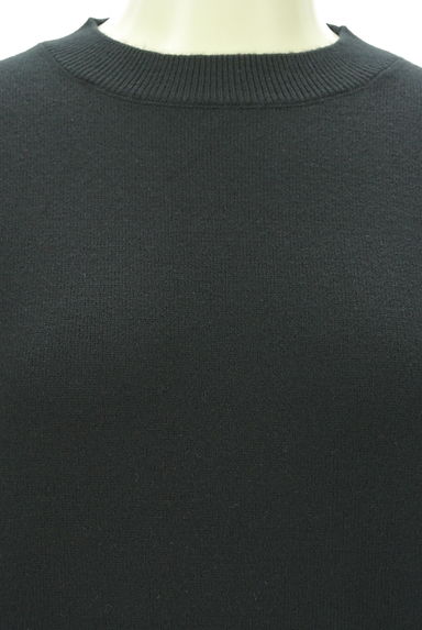 Couture Brooch（クチュールブローチ）の古着「シンプル後ろスリットロングニットワンピース（ワンピース・チュニック）」大画像４へ