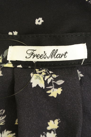 FREE'S MART（フリーズマート）の古着「スキッパーカラー花柄七分袖シフォンカットソー（カットソー・プルオーバー）」大画像６へ