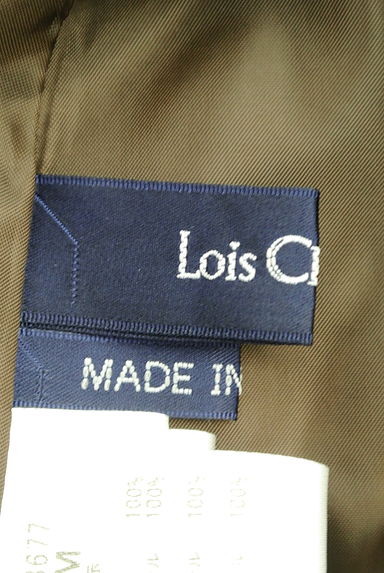 Lois CRAYON（ロイスクレヨン）の古着「ミディ丈リボンテープチェック柄フレアスカート（スカート）」大画像６へ