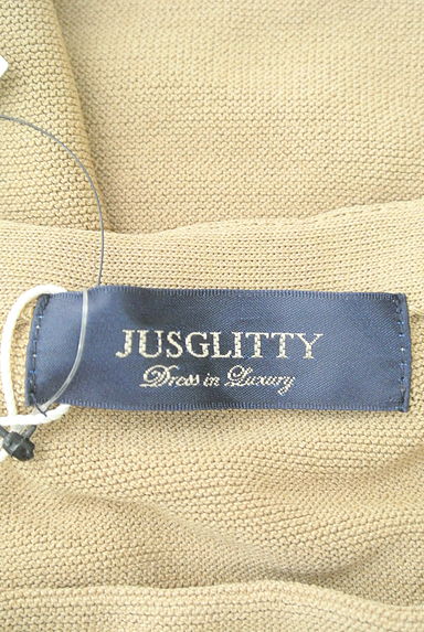 JUSGLITTY（ジャスグリッティー）の古着「ベルト付きフレンチスリーブニット（ニット）」大画像６へ