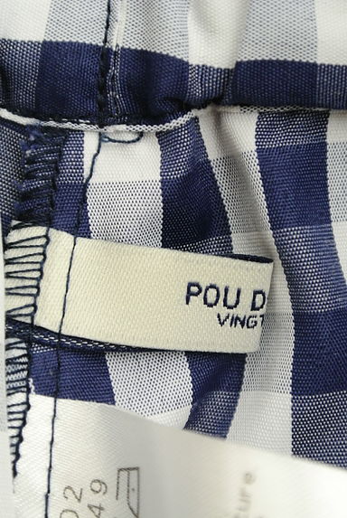 POU DOU DOU（プードゥドゥ）の古着「レース×ギンガムチェックロングスカート（ロングスカート・マキシスカート）」大画像６へ