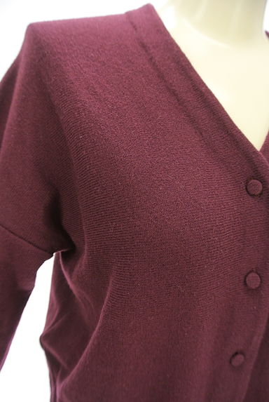 COMME CA（コムサ）の古着「裾デザインリブニットカーディガン（カーディガン・ボレロ）」大画像４へ