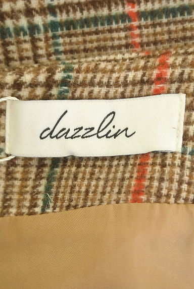dazzlin（ダズリン）の古着「サイドリボンチェック柄ミモレスカート（ロングスカート・マキシスカート）」大画像６へ