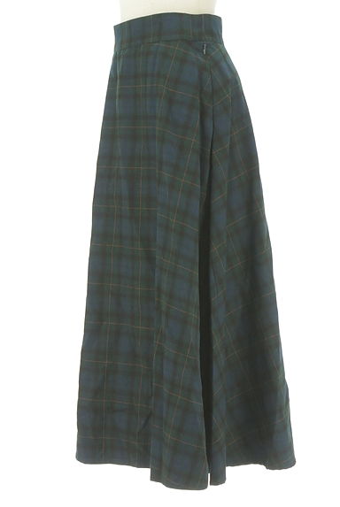 Lugnoncure（ルノンキュール）の古着「ふんわりチェック柄ロングスカート（ロングスカート・マキシスカート）」大画像３へ