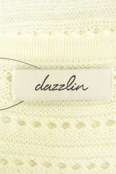 dazzlin（ダズリン）の古着「透かし編みデザインレースニット（ニット）」大画像６へ