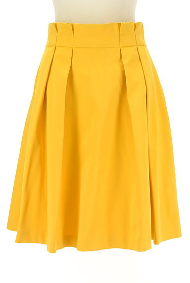 Couture Brooch（クチュールブローチ）の古着「ウエストタック膝丈カラーフレアスカート（ロングスカート・マキシスカート）」大画像１へ