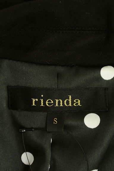 rienda（リエンダ）の古着「ショート丈スウェードライダースジャケット（ブルゾン・スタジャン）」大画像６へ