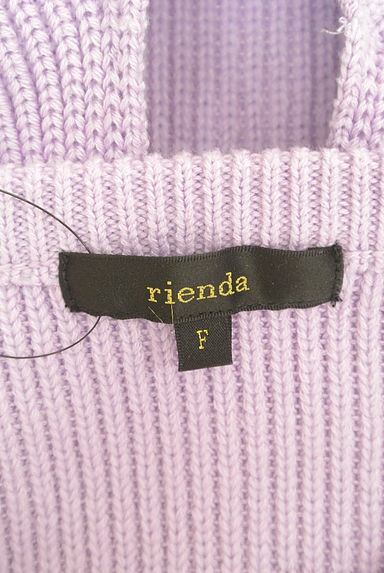 rienda（リエンダ）の古着「バックリボンVネックニット（ニット）」大画像６へ