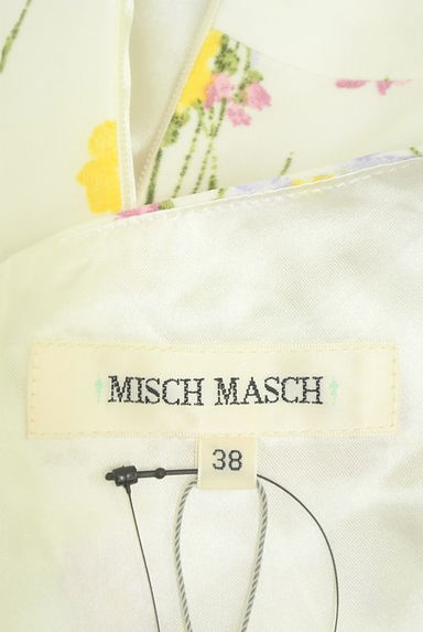 MISCH MASCH（ミッシュマッシュ）の古着「パール付きハートネック花柄膝丈ワンピース（ワンピース・チュニック）」大画像６へ